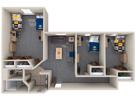 North Hall floorplan